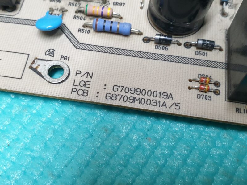 POWER SUPPLY BOARD PUS YPSU LG 42PC1D 42" PLASMA TV 6709900019A 68709M0031A/5 - Image 3