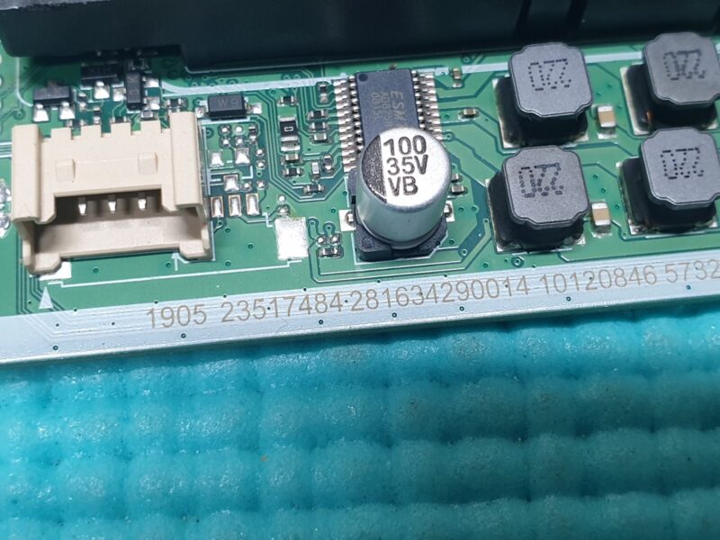 MAIN AV BOARD MB TOSHIBA 55V6863DB TV VESTEL 17MB130S 23517484 SCREEN:LC550EQY - Image 3