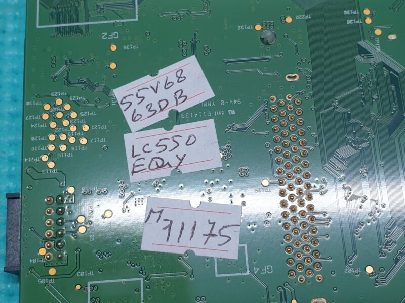 MAIN AV BOARD MB TOSHIBA 55V6863DB TV VESTEL 17MB130S 23517484 SCREEN:LC550EQY - Image 4
