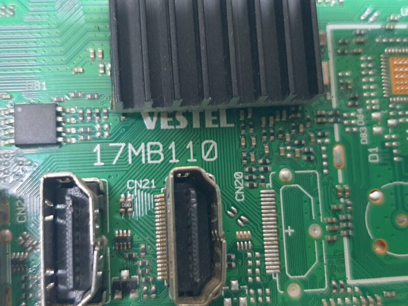 MAIN AV BOARD MB LUXOR LUX015006/01 TV VESTEL 17MB110 23399145 SCREEN:T500HVN07 - Image 2
