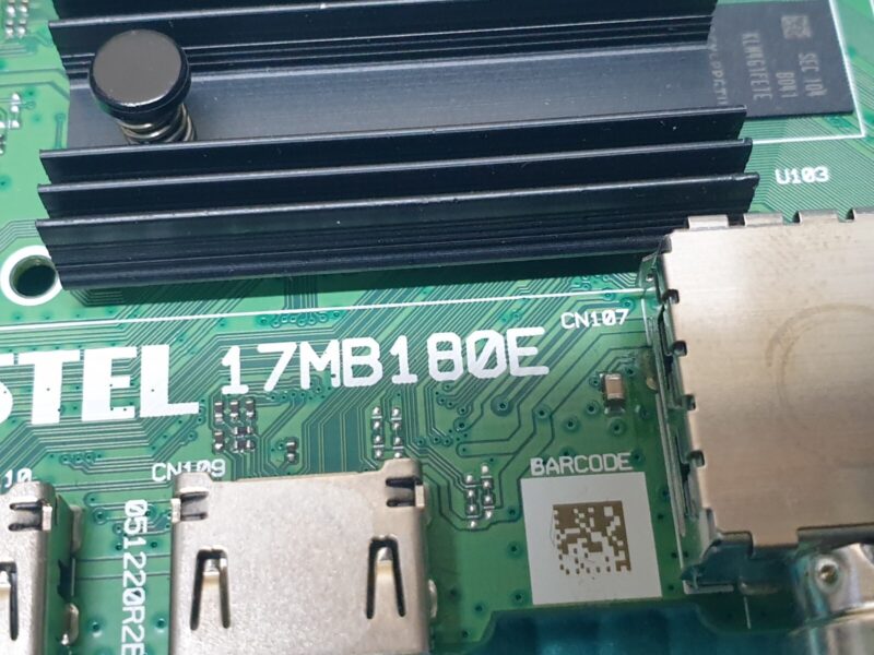 MAIN AV BOARD MB TOSHIBA 50UL2163DB LED TV 17MB180E 23743820 SCREEN:CC500PV5D - Image 2