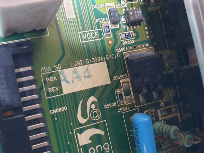 YSUS Y-MAIN BOARD SAMSUNG PS50Q96HD 50" PLASMA TV LJ92-013994 LJ41-04217A - Image 3