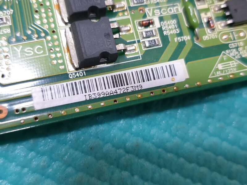 YSUS Y-MAIN BOARD SAMSUNG PS50Q96HD 50" PLASMA TV LJ92-013994 LJ41-04217A - Image 4