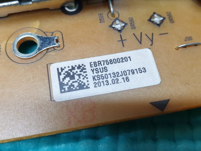 YSUS Y-MAIN BOARD LG 50PH670V 50" PLASMA TV EAX64797801 EBR75800201 REV: 1.5 - Image 3