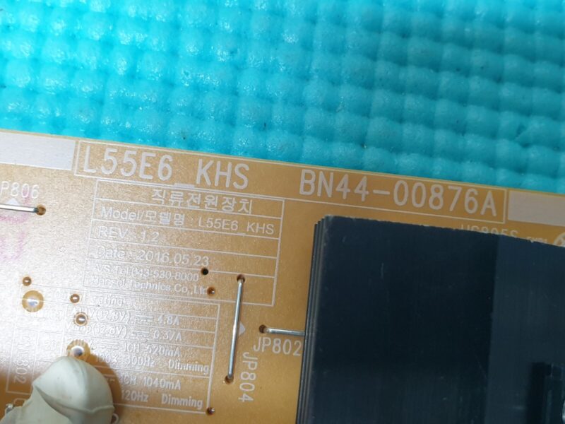POWER SUPPLY BOARD PSU SAMSUNG UE55MU6670U UE55MU6400 UE55KU6500U TV BN44-00876A - Image 2