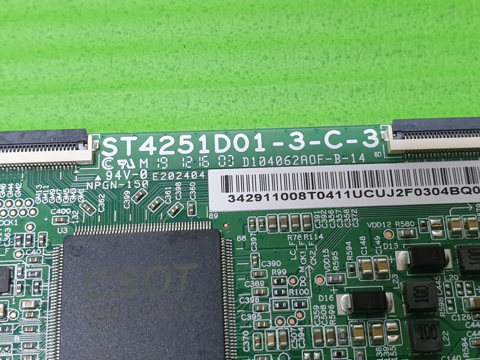 TCON LVDS BOARD FOR BUSH DLED43UHDHDRSA 43" LED TV ST4251D01-3-C-3 - Image 3