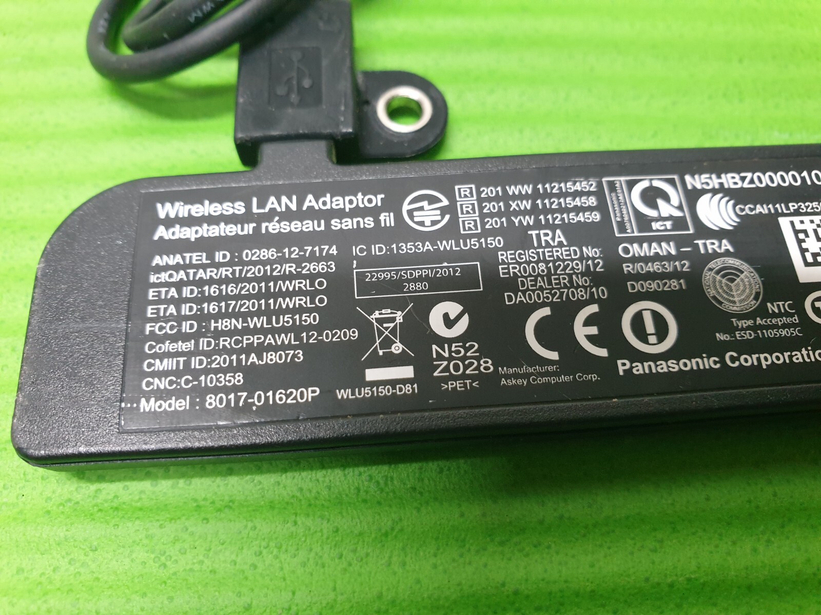 WIFI BOARD WIRELESS LAN ADAPTOR N5HBZ0000101 FOR TX-L50E6B TX-L42E6B TX-L47ET60B - Image 3