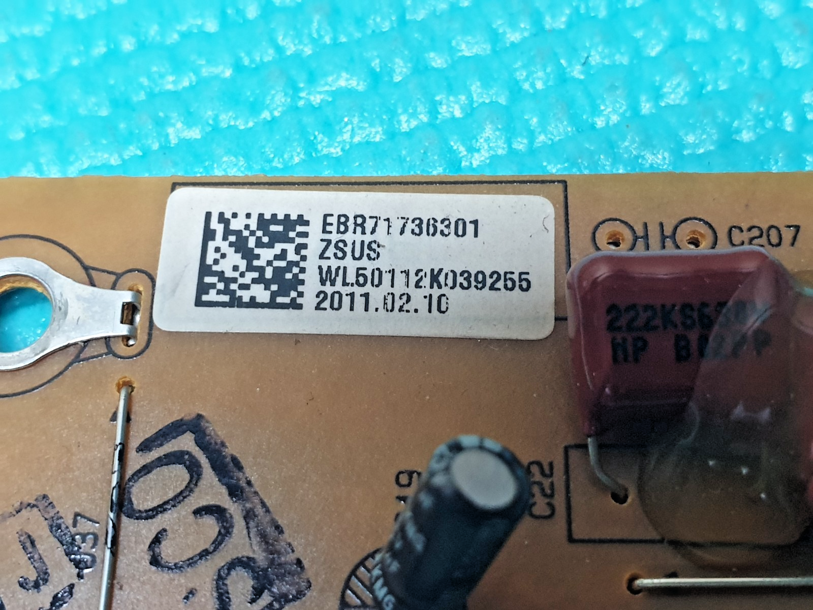 ZSUS Z-MAIN BOARD LG 50PW450T PLASMA TV EAX63529101 EBR71736301 50T3_Z E52483 - Image 3