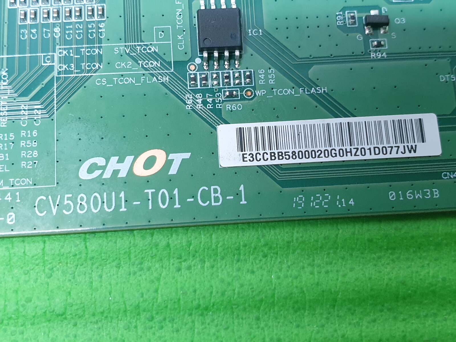 TCON LVDS BOARD FOR PHILLIPS 58PUS7555/12 58" LED TV CV580U1-T01-CB-1 - Image 4