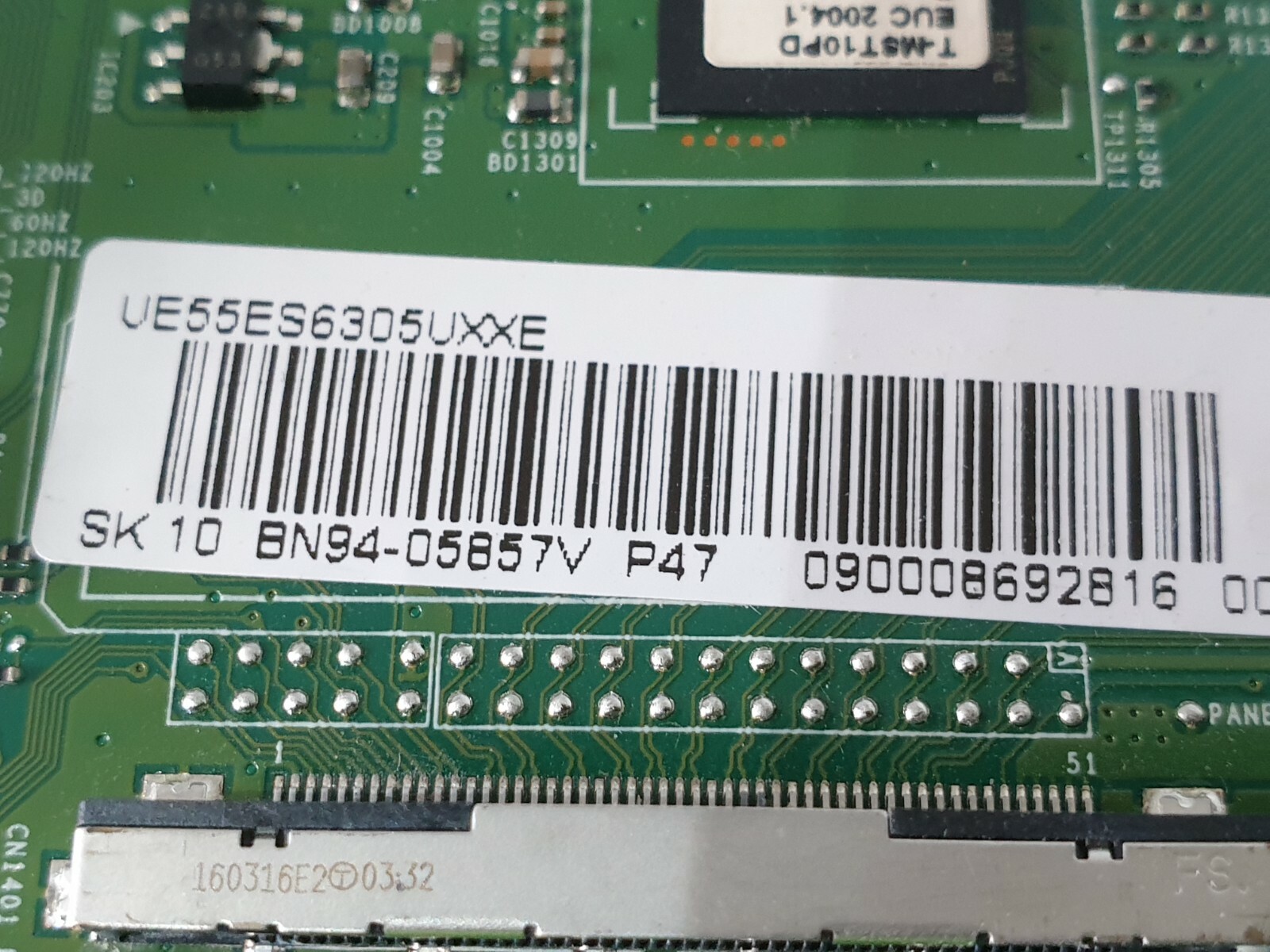 MAIN BOARD MB SAMSUNG UE55ES6300U TV BN41-01812A BN94-05857V SCREEN:LSJ550HW04 - Image 5