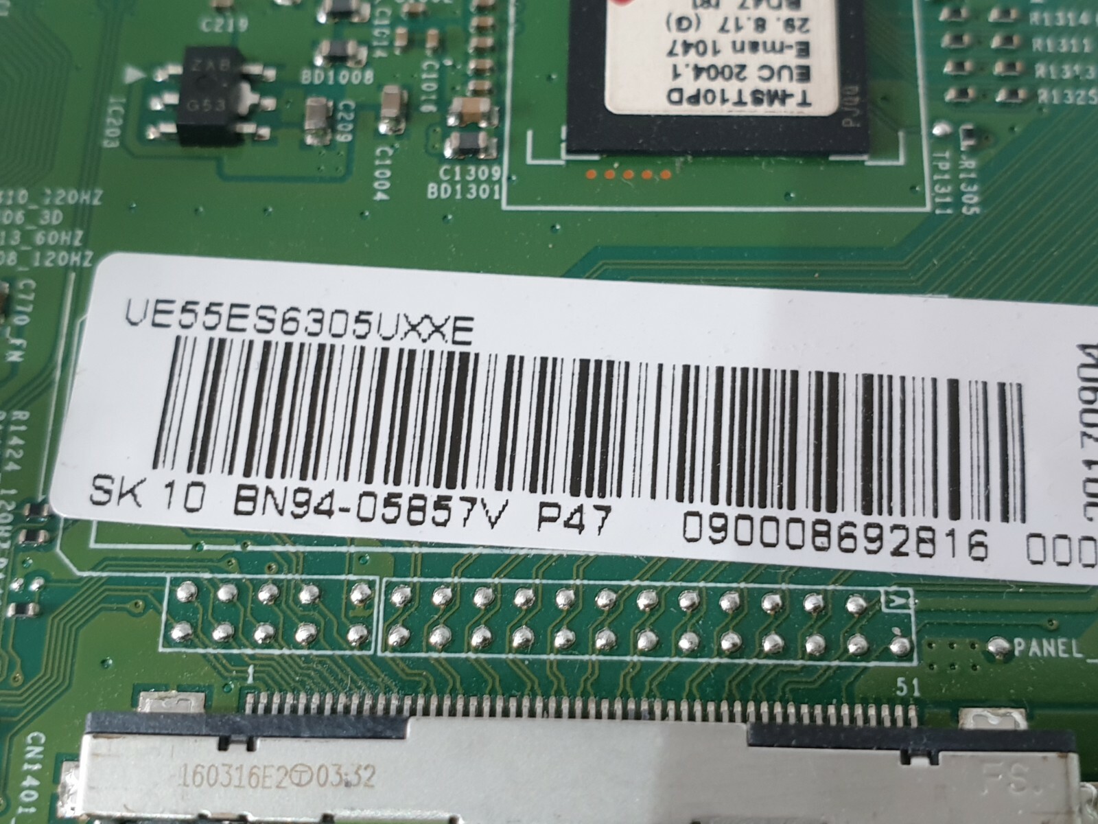 MAIN BOARD MB SAMSUNG UE55ES6300U TV BN41-01812A BN94-05857V SCREEN:LSJ550HW04 - Image 6