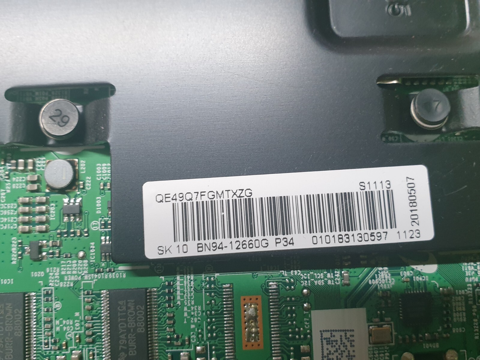 MAIN AV BOARD MB SAMSUNG QE49Q7FAMT 49" LED TV BN94-12660G SCREEN:LSF490FF01 - Image 3