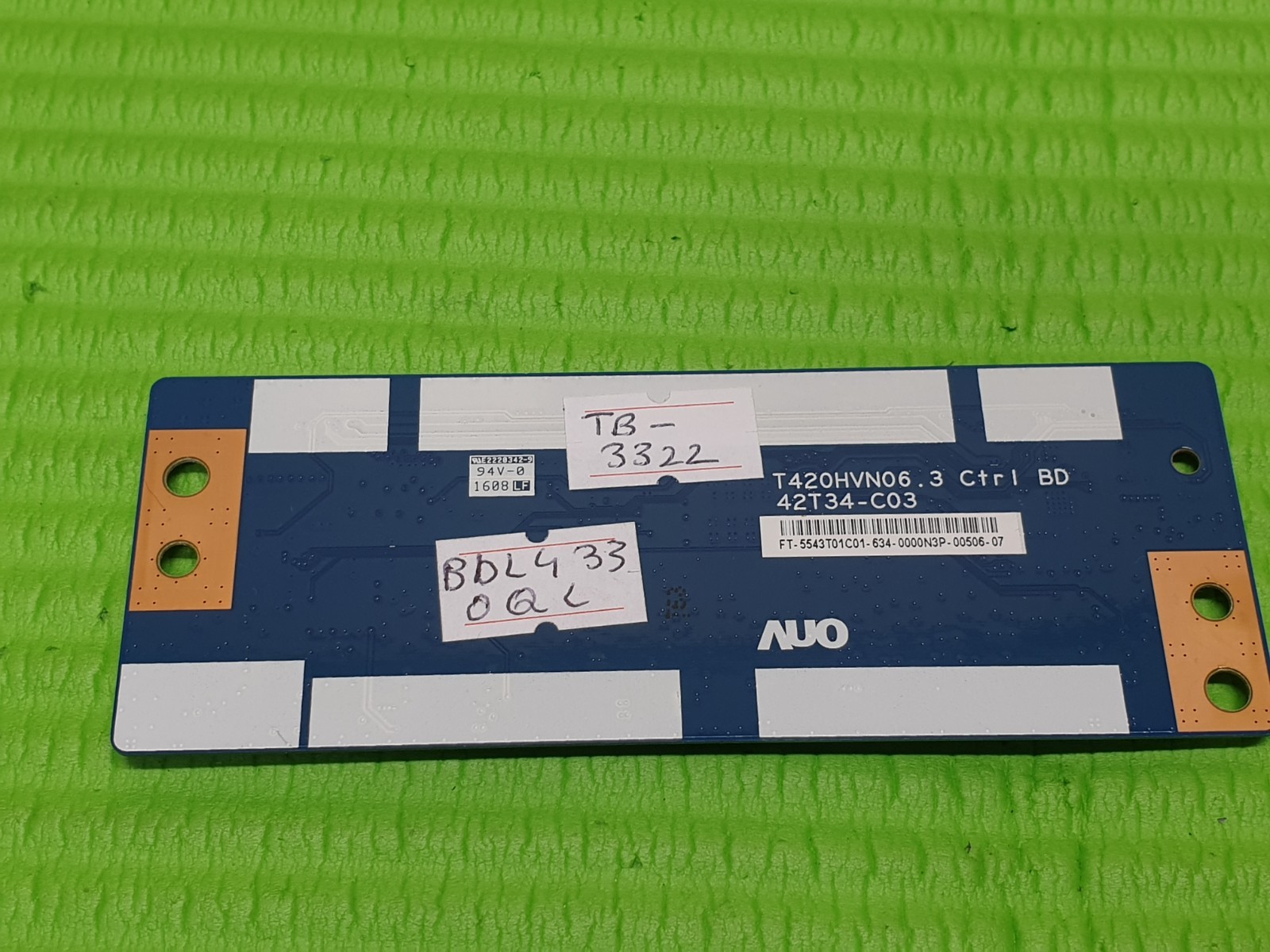 TCON LVDS BOARD FOR PHILIPS BDL4330QL 43" LED TV 5543T01C01 T420HVN06 - Image 4