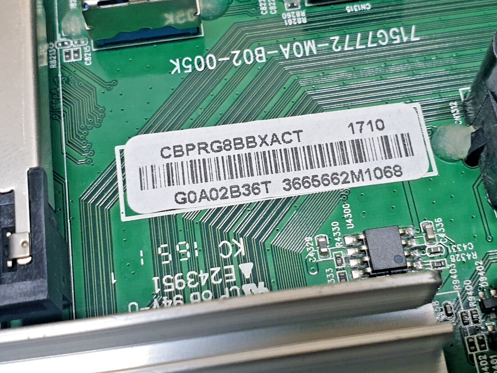 MAIN BOARD MB PHILIPS 55PUS7181/12 LED TV 715G7772-MOA-B02-005K SCREEN:LC550EQL - Image 4