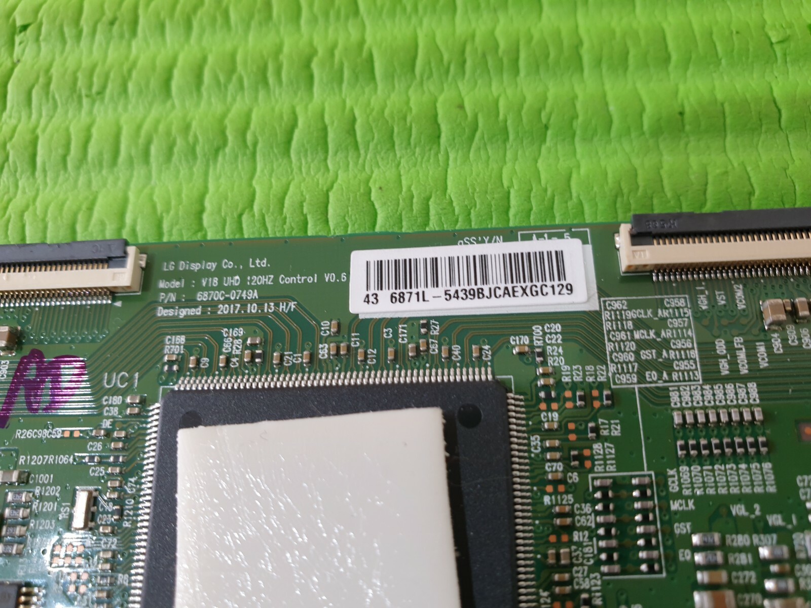 TCON LVDS BOARD KD-43XF8796 KD-43XH9196 KD-43XG8396 TV 6870C-0749A 6871L-5439B - Image 4