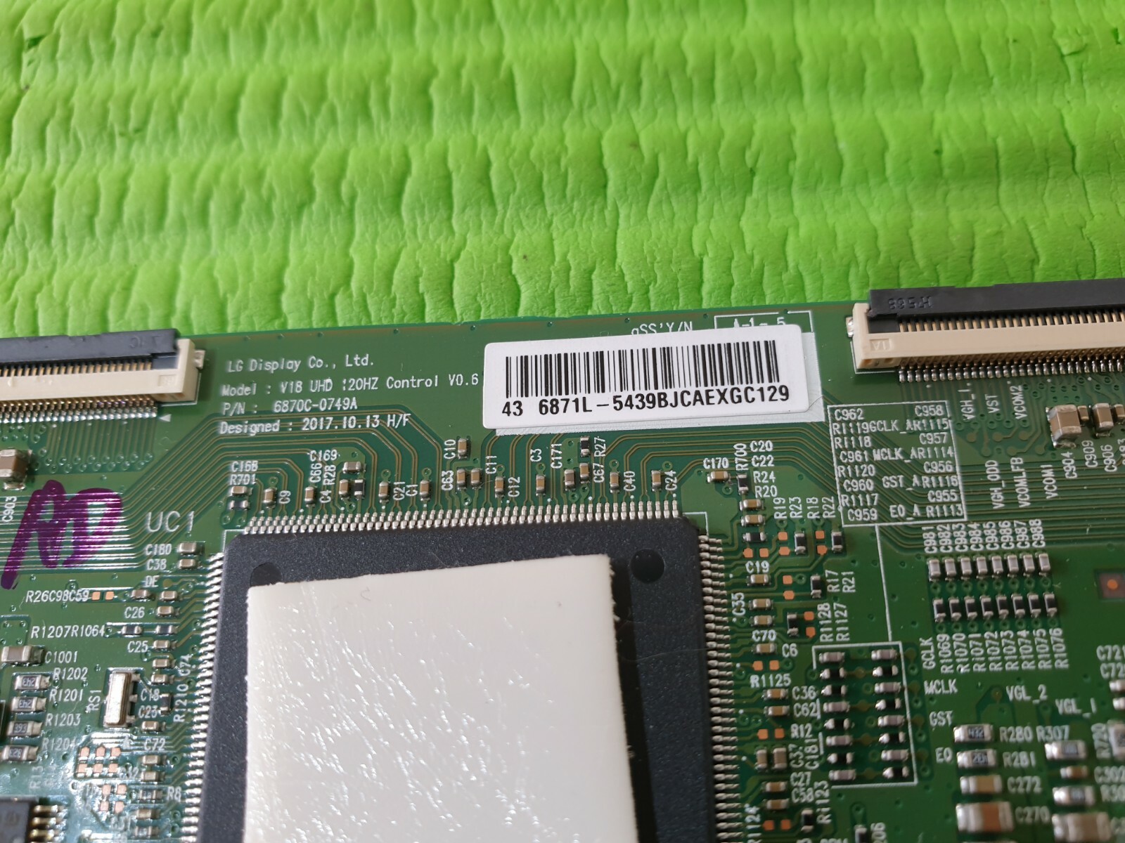 TCON LVDS BOARD KD-43XF8796 KD-43XH9196 KD-43XG8396 TV 6870C-0749A 6871L-5439B - Image 5