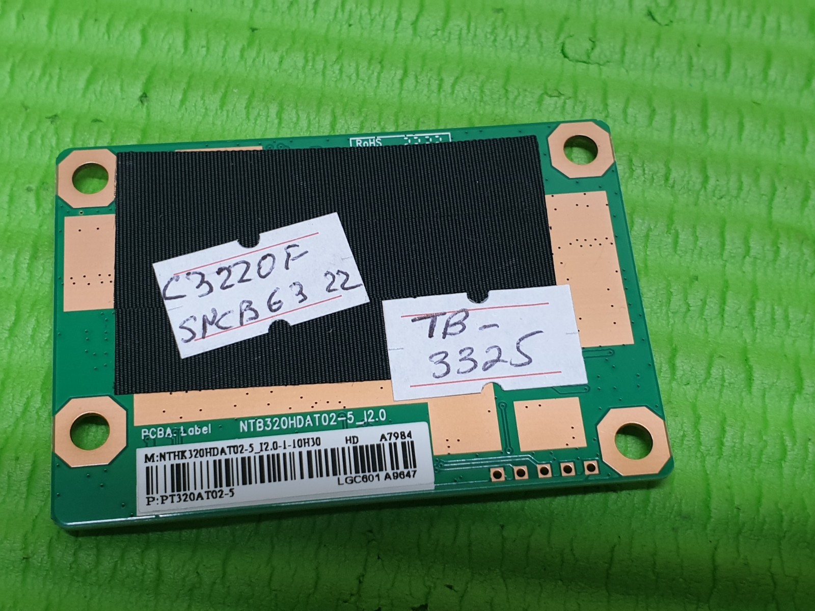 TCON LVDS BOARD FOR CELLO C3220F SNB6322 32" TV NTB320HDAT02-5_12.0 PT320AT02-5 - Image 3