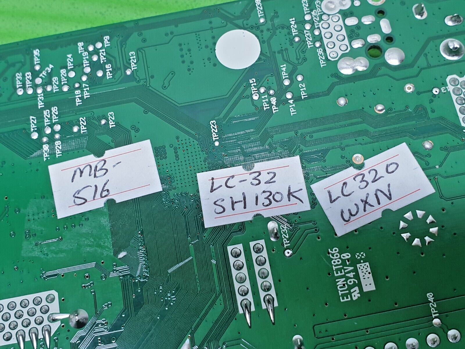 MAIN AV BOARD MB SHARP LC-3SH130K TV VESTEL 17MB60-4.1 26860277 SCREEN:LC320WXN - Image 4