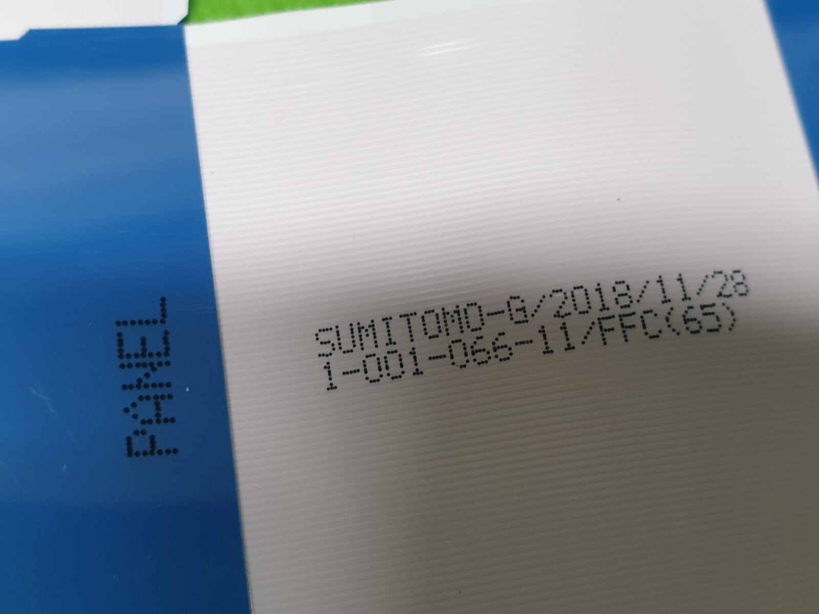 FLAT RIBBON CABLE FROM TCON LVDS BOARD TO SCREEN FOR SONY KD-65XG9505 65" LED TV - Image 2