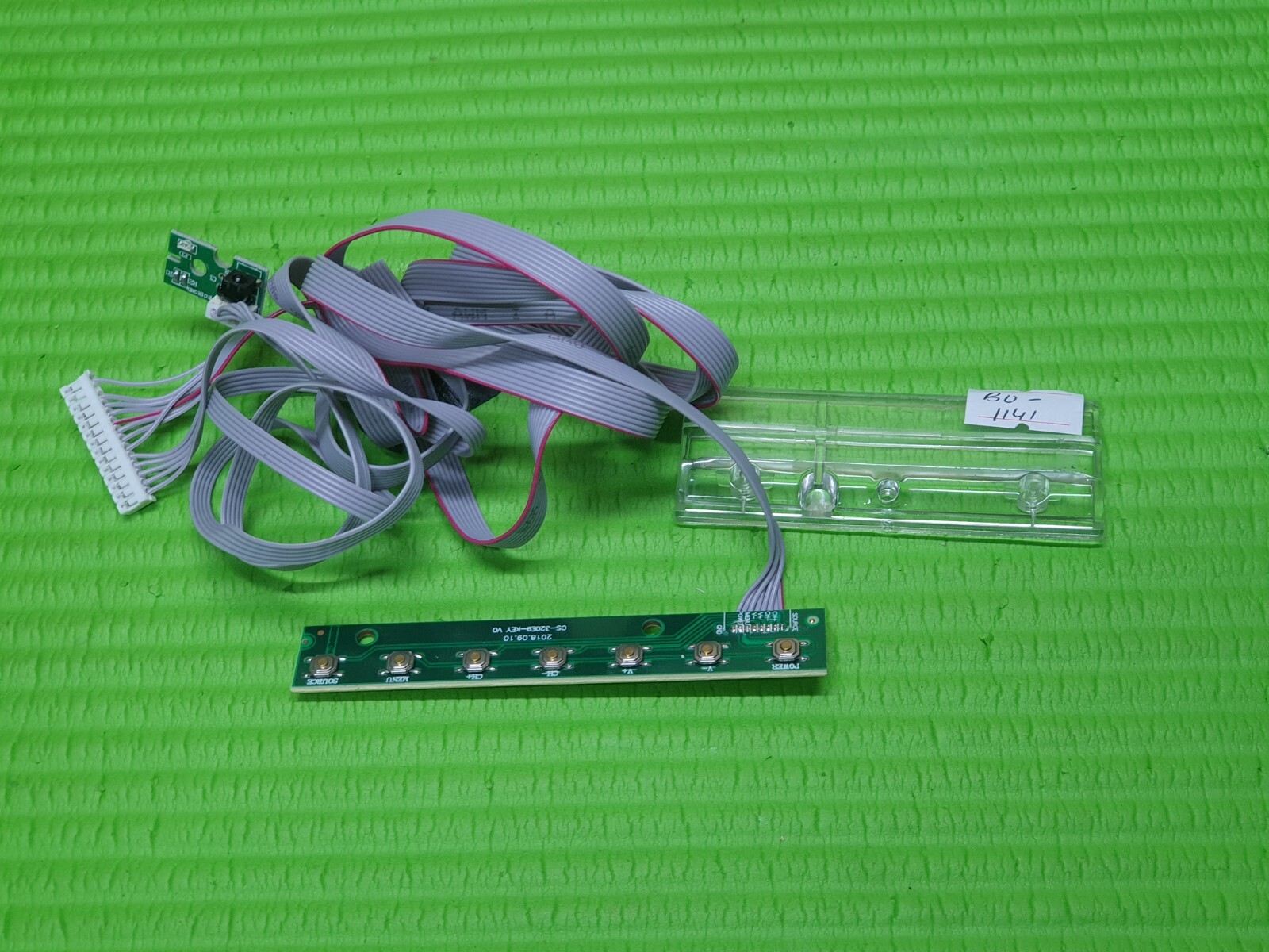 IR REMOTE CONTROL SENSOR UNIT & POWER BUTTON FOR QANTEC QT651901DLEDN 65" LED TV