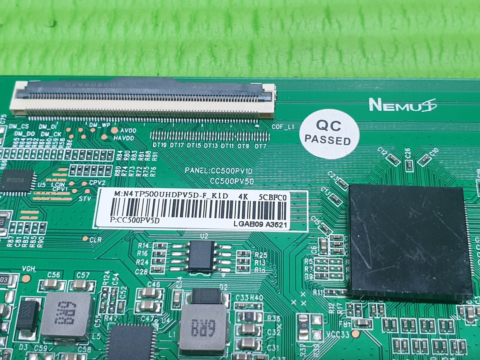 TCON LVDS BOARD FOR HITACHI 50HAK6150U 50" LED TV N4TP500UHDPV5D-F CC500PV5D - Image 2