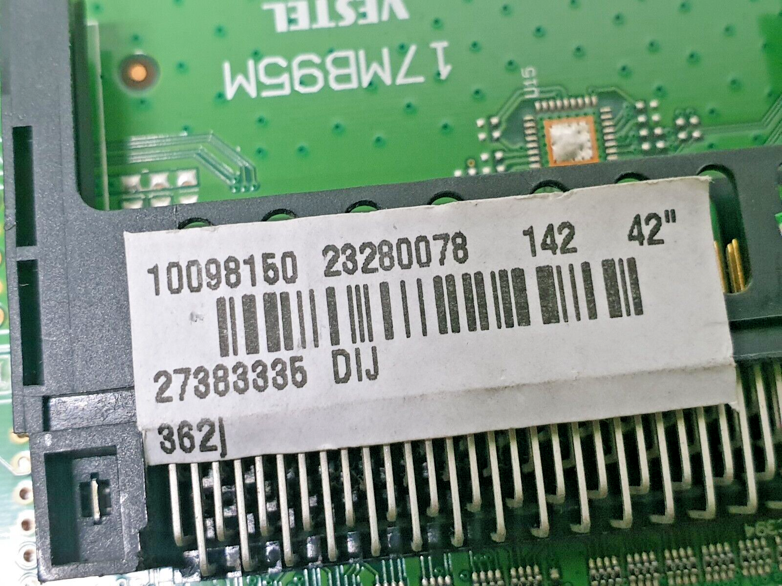 MAIN BOARD MB FOR HITACHI 42HYT42U 42" LED TV 17MB95M 23280078 SCREEN:LC420DUJ - Image 4