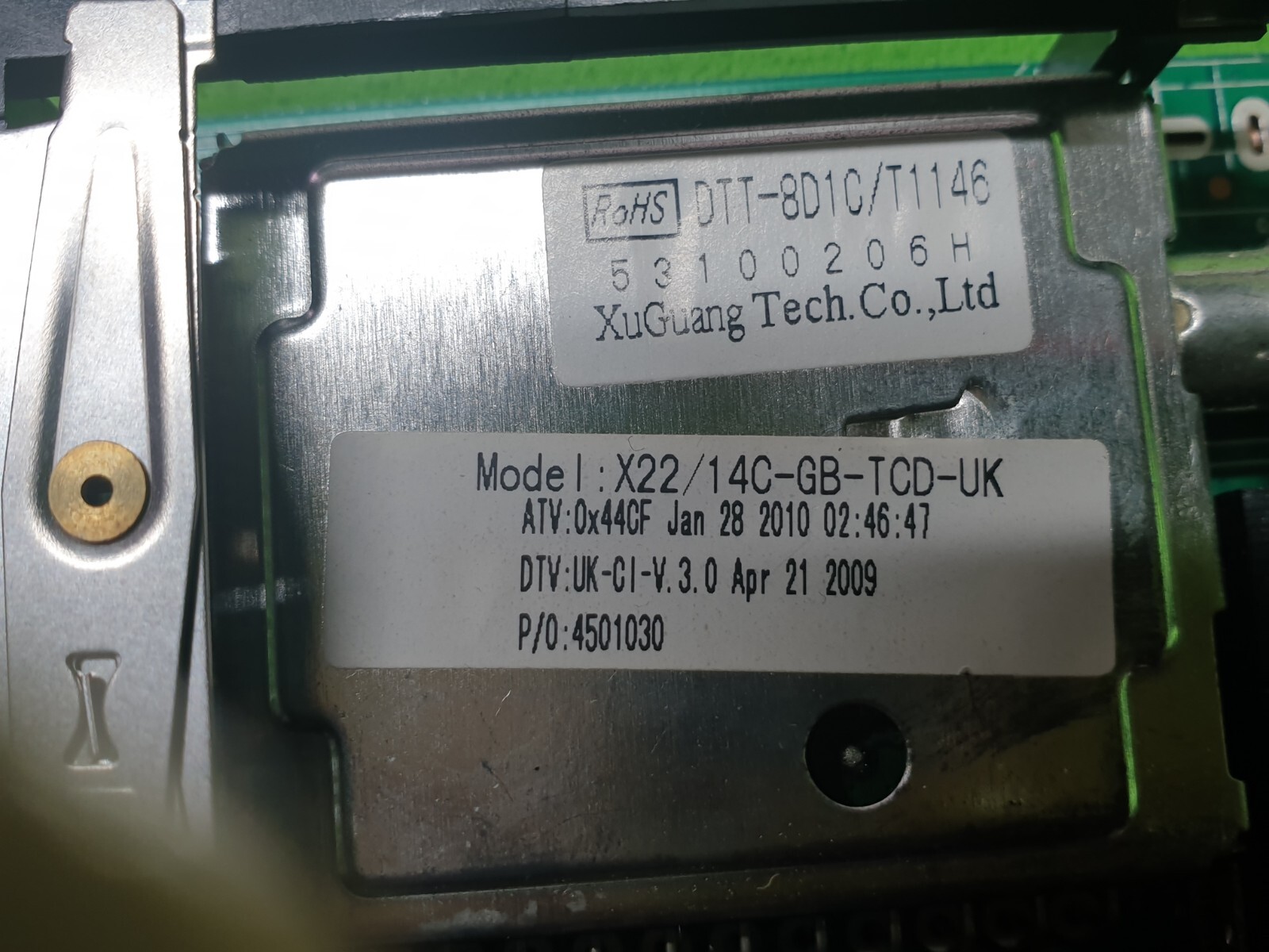 MAIN AV BOARD MB TECHNIKA X22/14C-GB-TCD-UK LED TV BLT712C 8373 SCREEN:LTM220W01 - Image 5