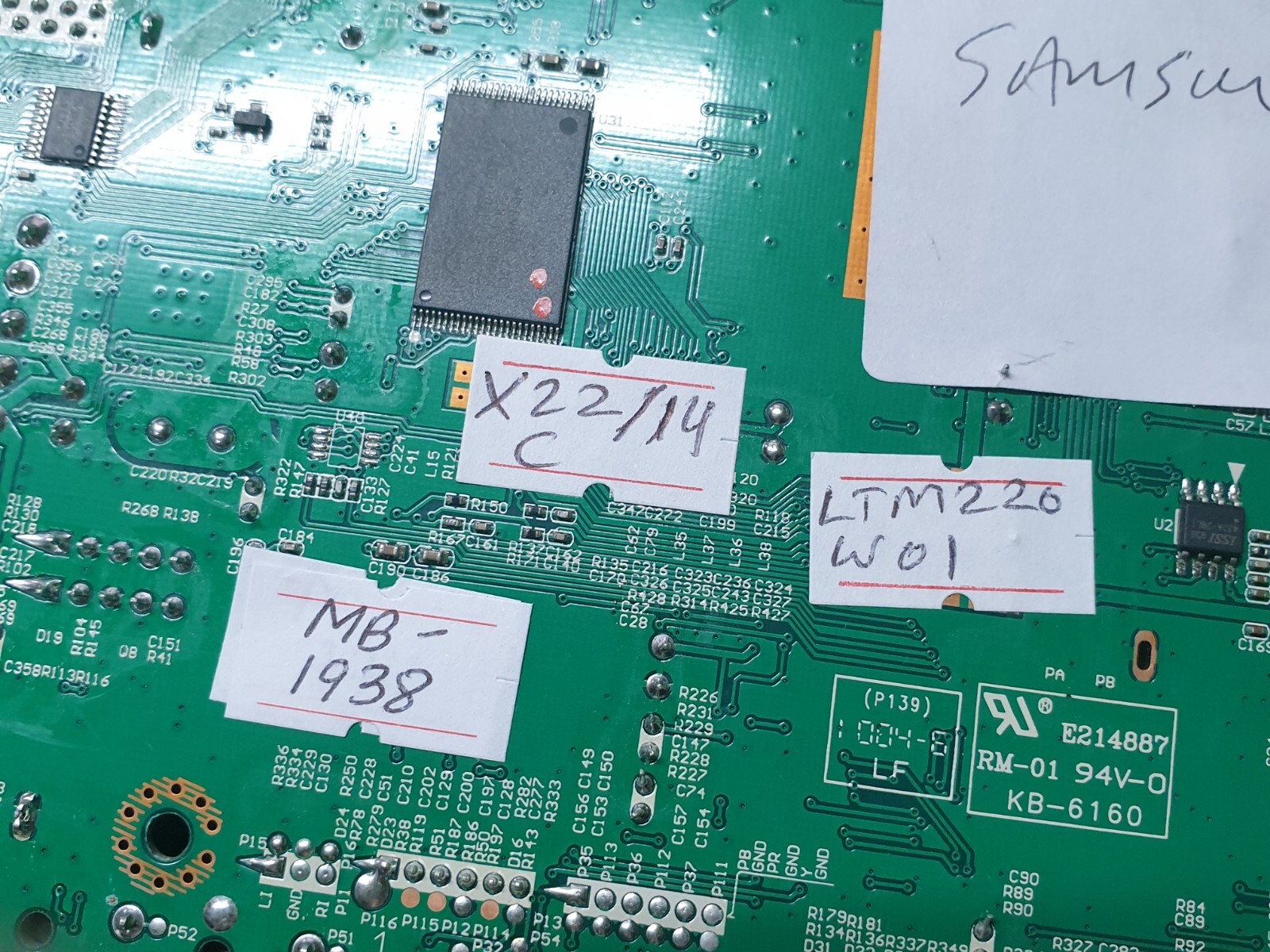 MAIN AV BOARD MB TECHNIKA X22/14C-GB-TCD-UK LED TV BLT712C 8373 SCREEN:LTM220W01 - Image 6