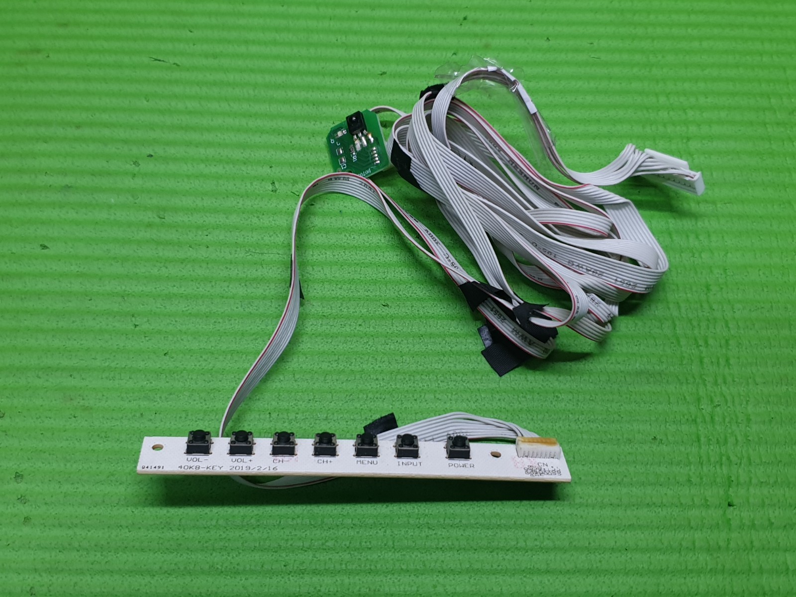 IR REMOTE CONTROL SENSOR UNIT & POWER BUTTON FOR VELTECH VEL58U001UK 55" LED TV