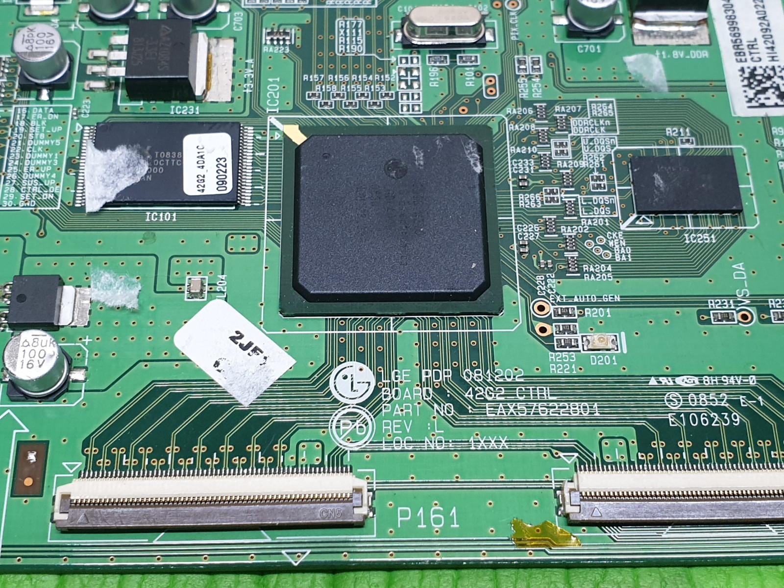 TCON LVDS BOARD LG 42PQ6000 42" LED TV EBR56998304 EAX57622801 42G2_CTRL - Image 3