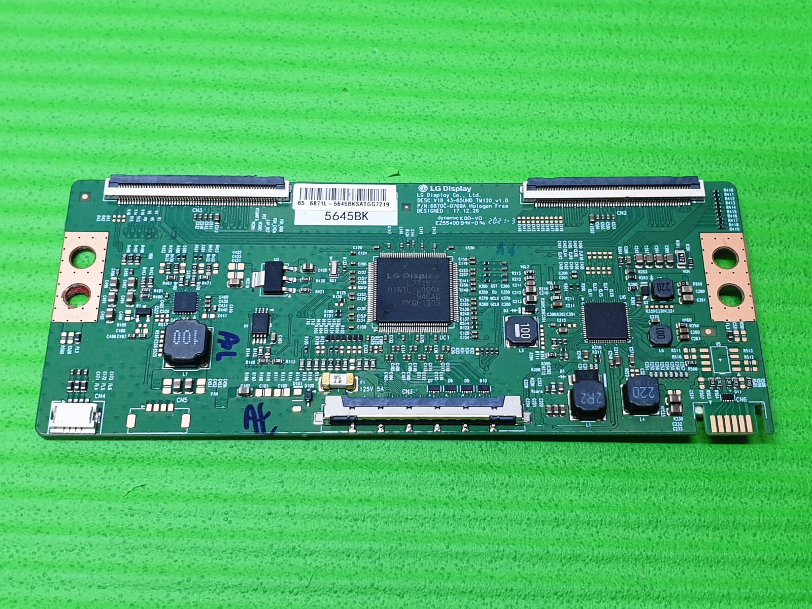 TCON LVDS BOARD FOR CELLO KG652020UK 65" LED TV 6870C-0769A 6871L-5645B