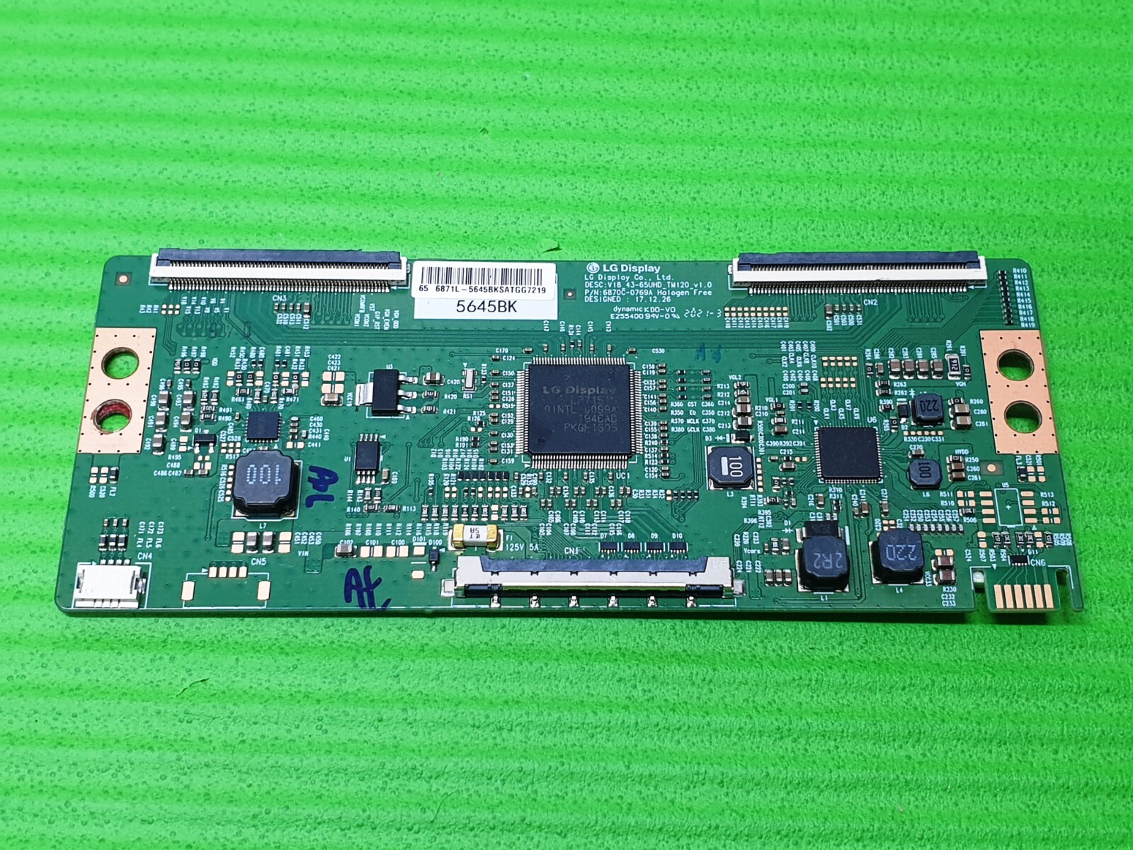 TCON LVDS BOARD FOR CELLO KG652020UK 65" LED TV 6870C-0769A 6871L-5645B - Image 2