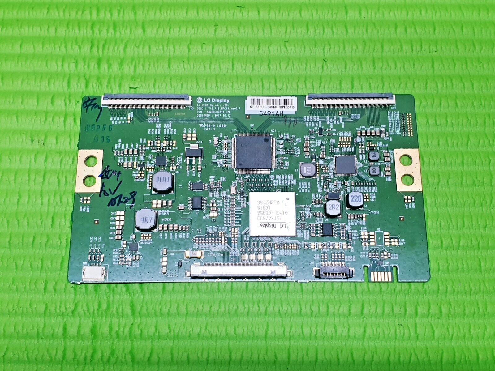 TCON LVDS BOARD FOR PANASONIC TX-65FX700B 65" LED TV 6870C-0757A 6871L-5491A