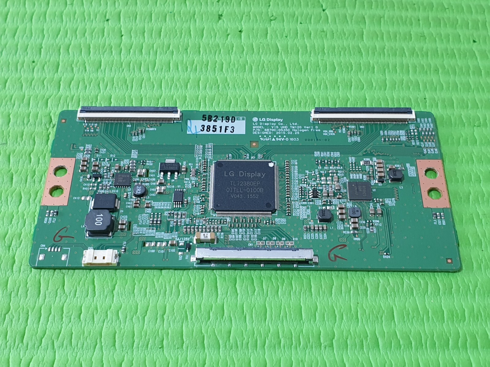 LVDS TCON BOARD FOR LG 55UF680V 55UF680 55" LED TV 6870C-0535C 6871L-3851F - Image 2