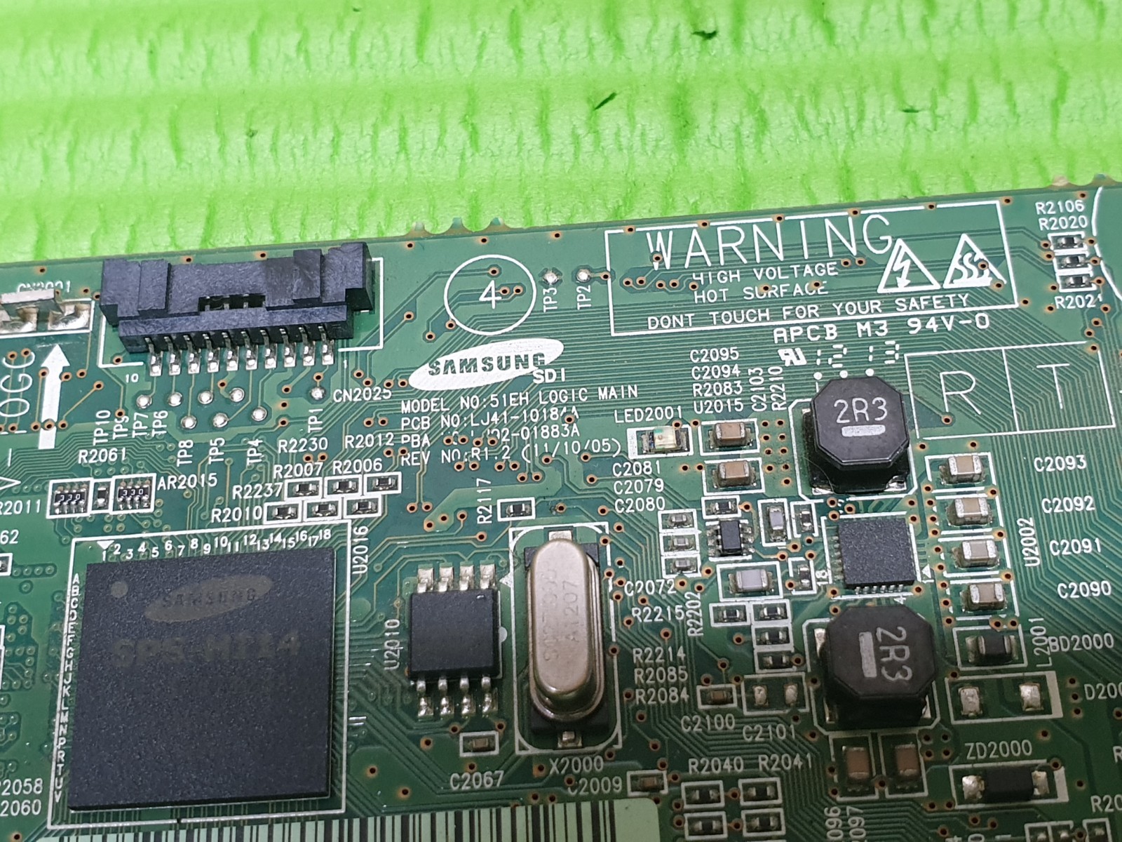 TCON LVDS BOARD FR SAMSUNG PS51E450A1W 51" PLASMA TV LJ92-01883A LJ41-10184A AA1 - Image 3