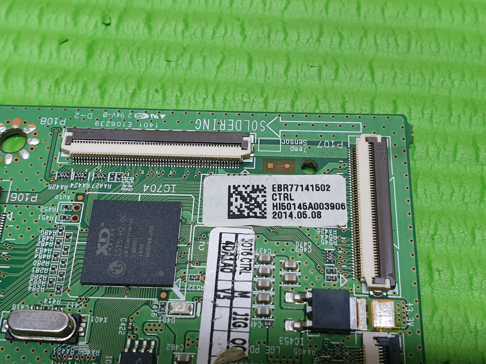 TCON LVDS BOARD FOR LG 50PB560B 50" PLASMA TV EBR77141502 EAX65265001 50T6_CTRL - Image 2