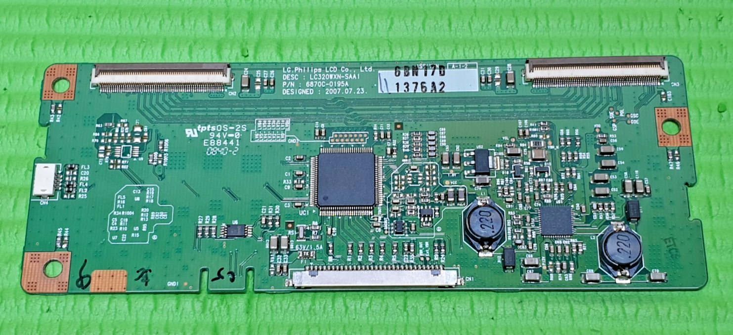 TCON LVDS BOARD FOR TECHWOOD 32832HDDIGTAL 32" LCD TV 6871L-1376A 6870C-0195A - Image 2