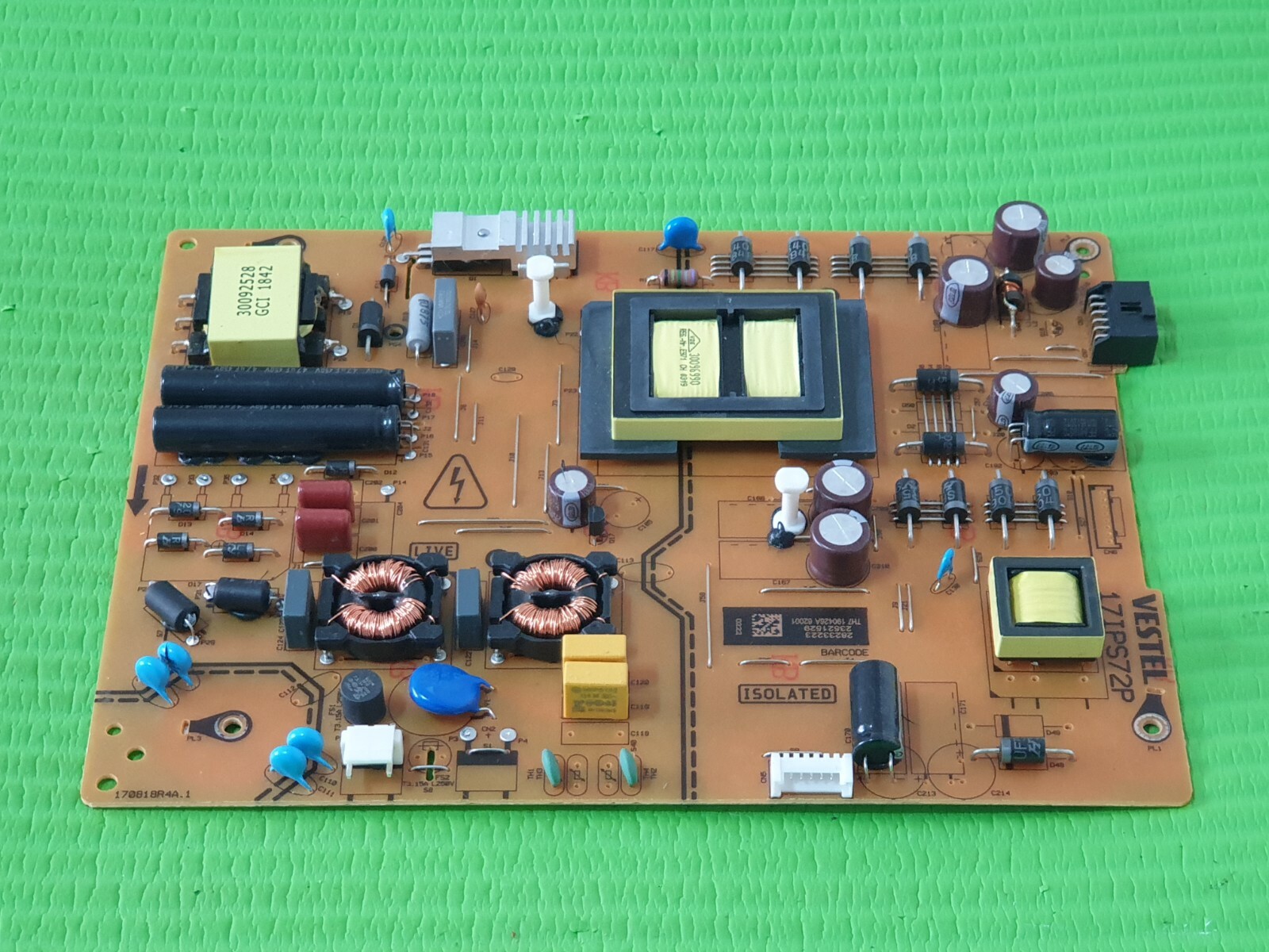 POWER SUPPLY BOARD PSU FOR PANASONIC VESTEL 43" LED TV TV 17IPS72P 23521529 - Image 3