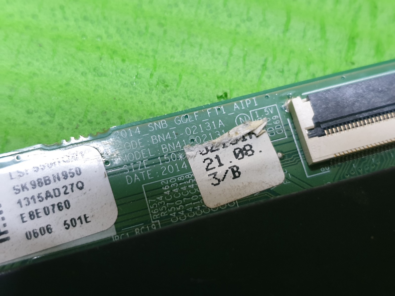 TCON LVDS BOARD SAMSUNG UE55H7000ST 55" LED TV BN95-01315A BN41-02131A LSF550HQ1 - Image 2
