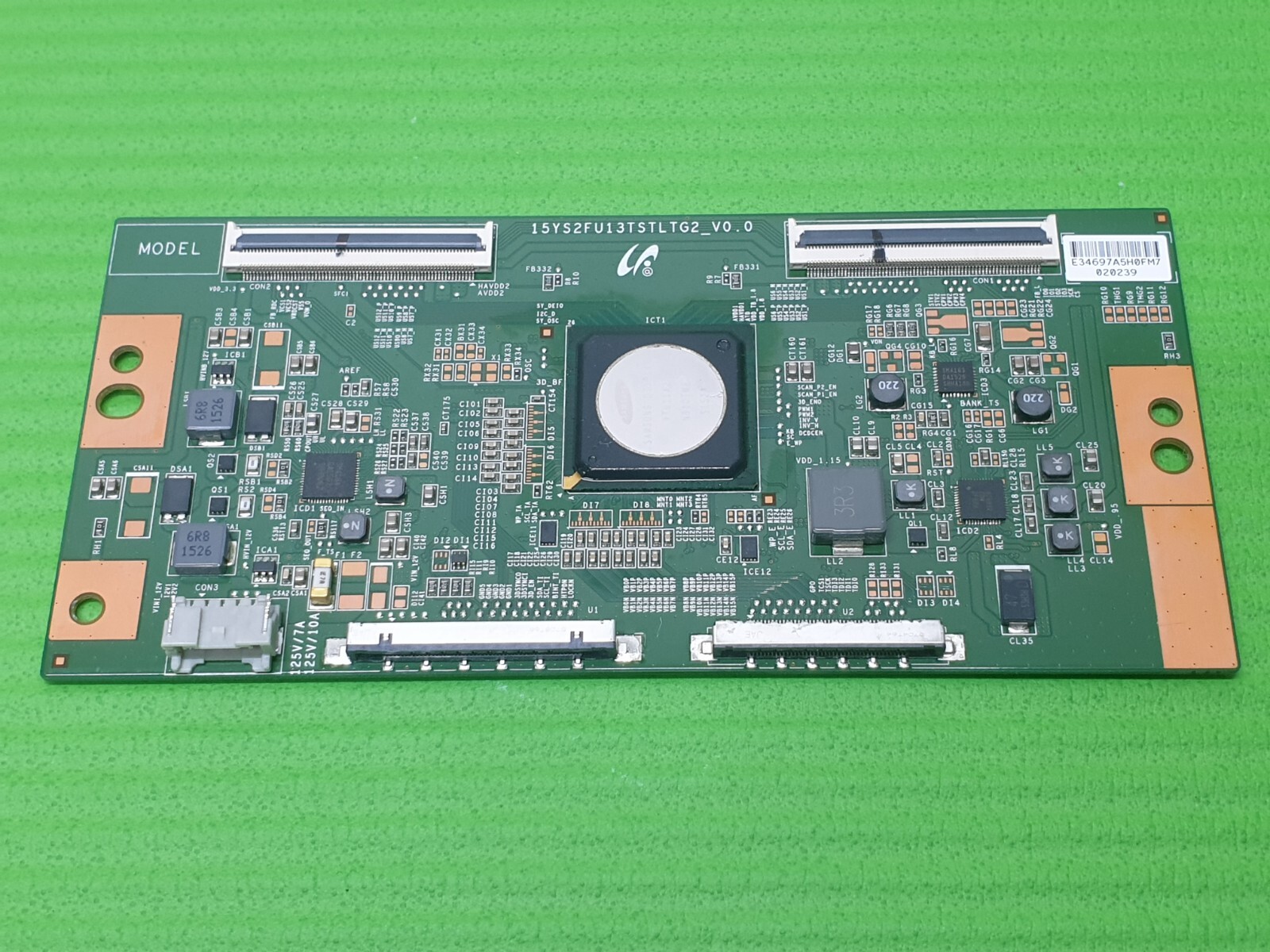 TCON LVDS BOARD SONY KD-55X8509C 55" TV LED 15YS2FU13TSTLTG2_V0.0 LJ94-34697D - Image 2