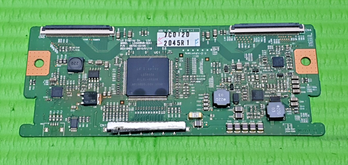 TCON LVDS BOARD FOR JVC LT-42TG30J 42" LED TV 6871L-2045R 6870C-0310C LC420WUN - Image 2