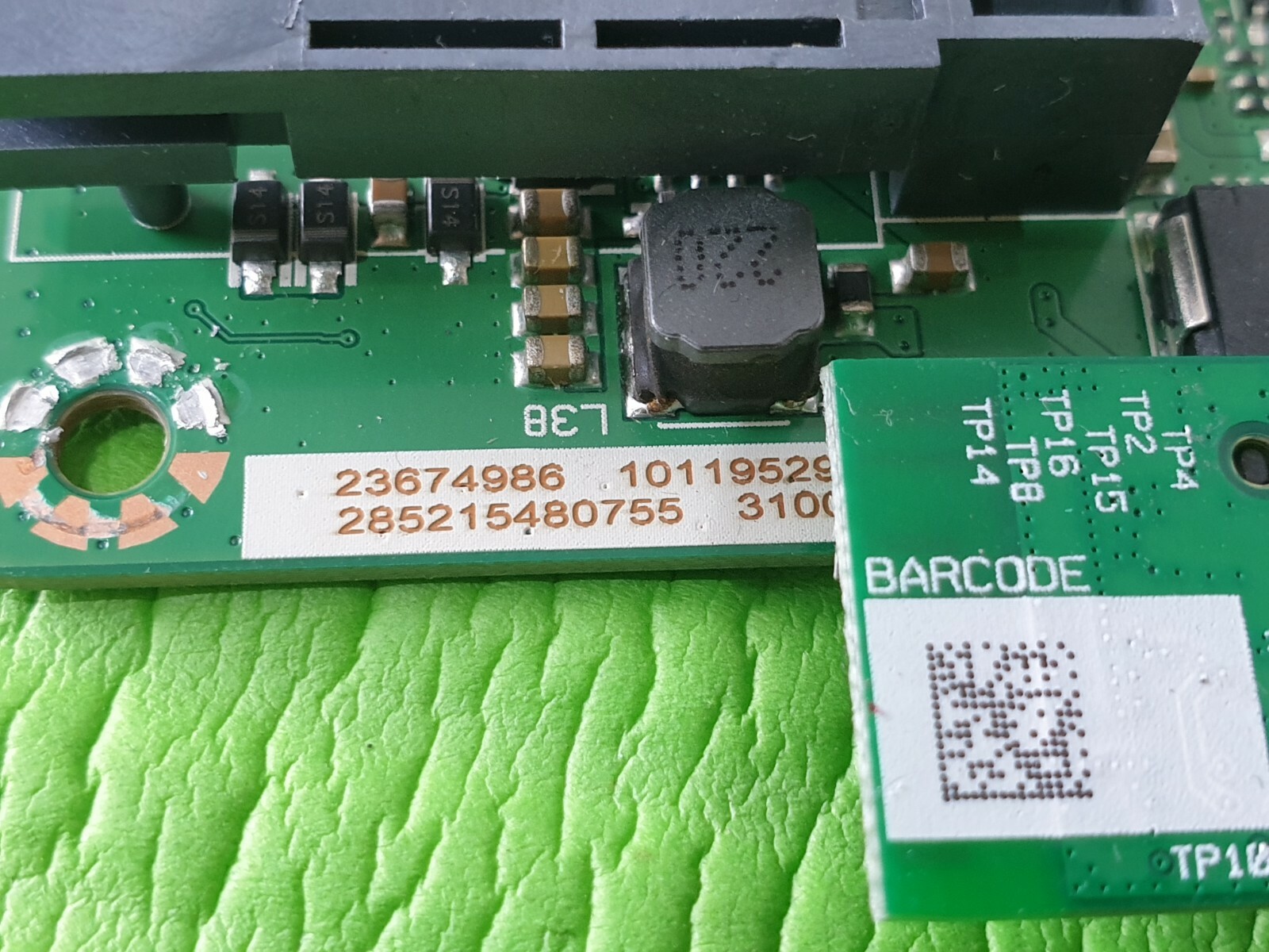 MAIN BOARD MB FOR TOSHIBA 32W3863DB 32" TV 17MB211S 23674986 SCREEN:PT320AT02-2 - Image 3