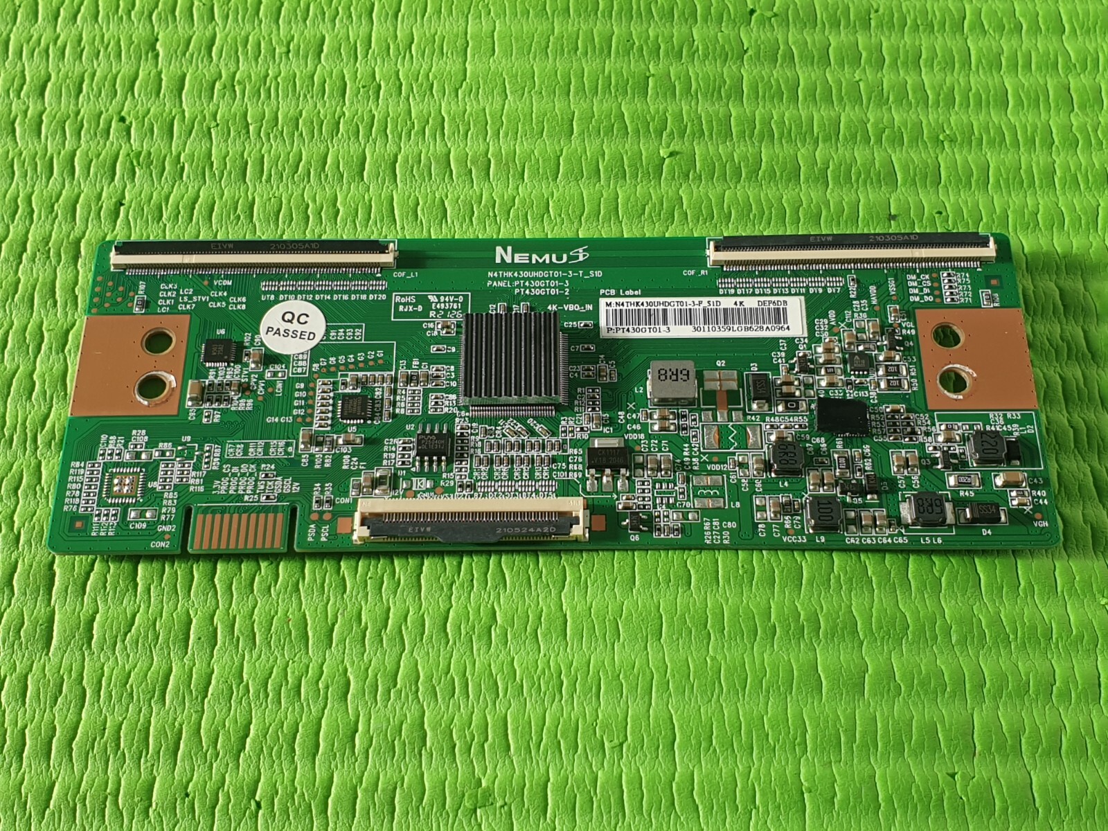 LVDS TCON BOARD FOR JVC LT-43CF890 B 43" TV N4THK430UHDGT01-3-T_S1D PT430GT01-3 - Image 2