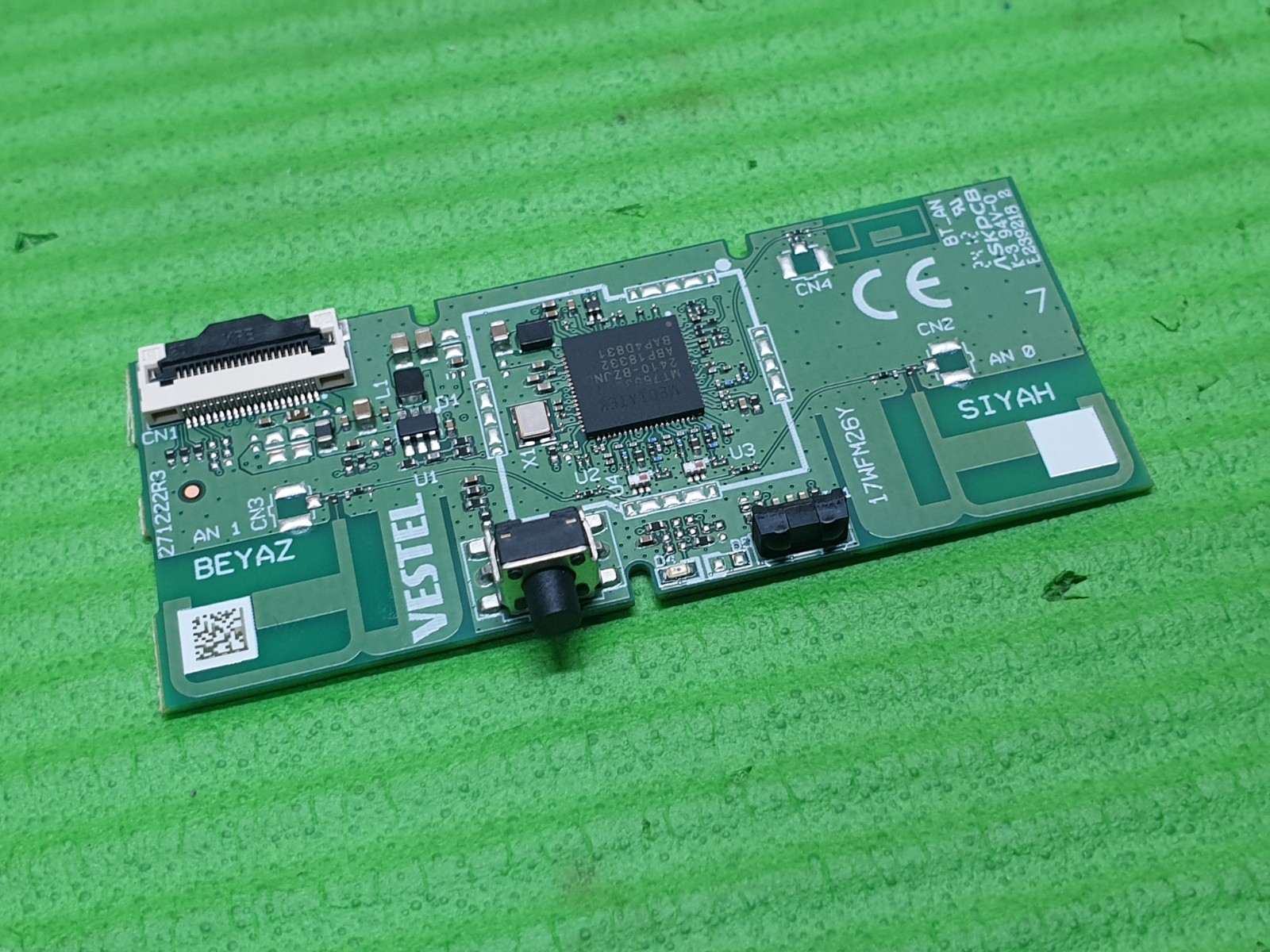 POWER ON OFF SWITCH CONTROL KEY BUTTON UNIT IR SENSOR WIFI MODULE 43FT24CA TV - Image 2