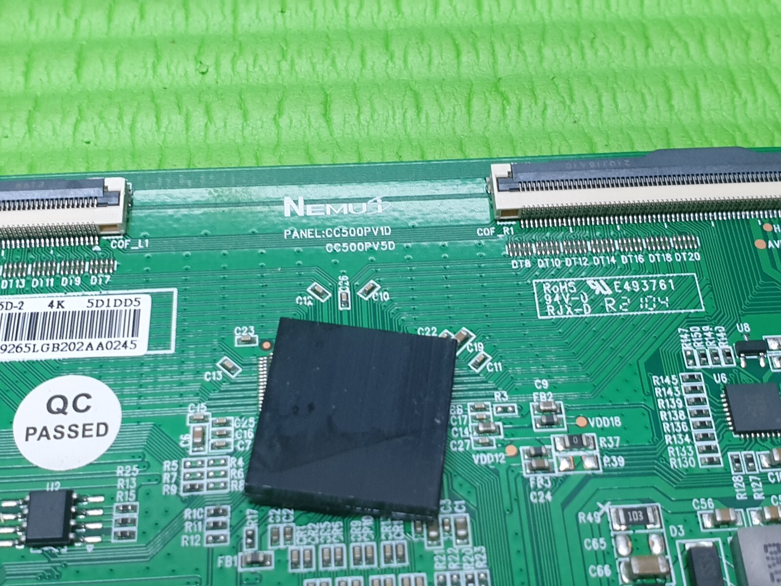 TCON LVDS BOARD HITACHI 50HK6100U 50" LED TV N4TP500UHDPV5D-F_K5D-2 CC500PV5D - Image 3