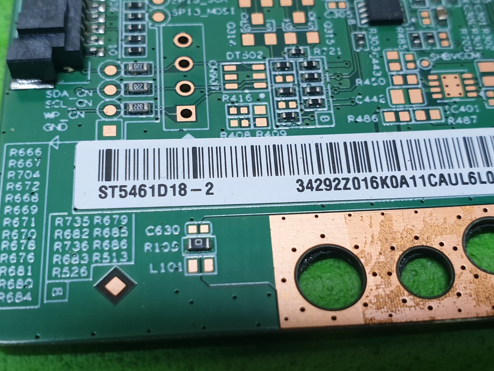 LVDS TCON BOARD FOR SHARP 55FL1KA POLAROID P55UF1952U 55" TV TD-000P ST5461D18-2 - Image 5