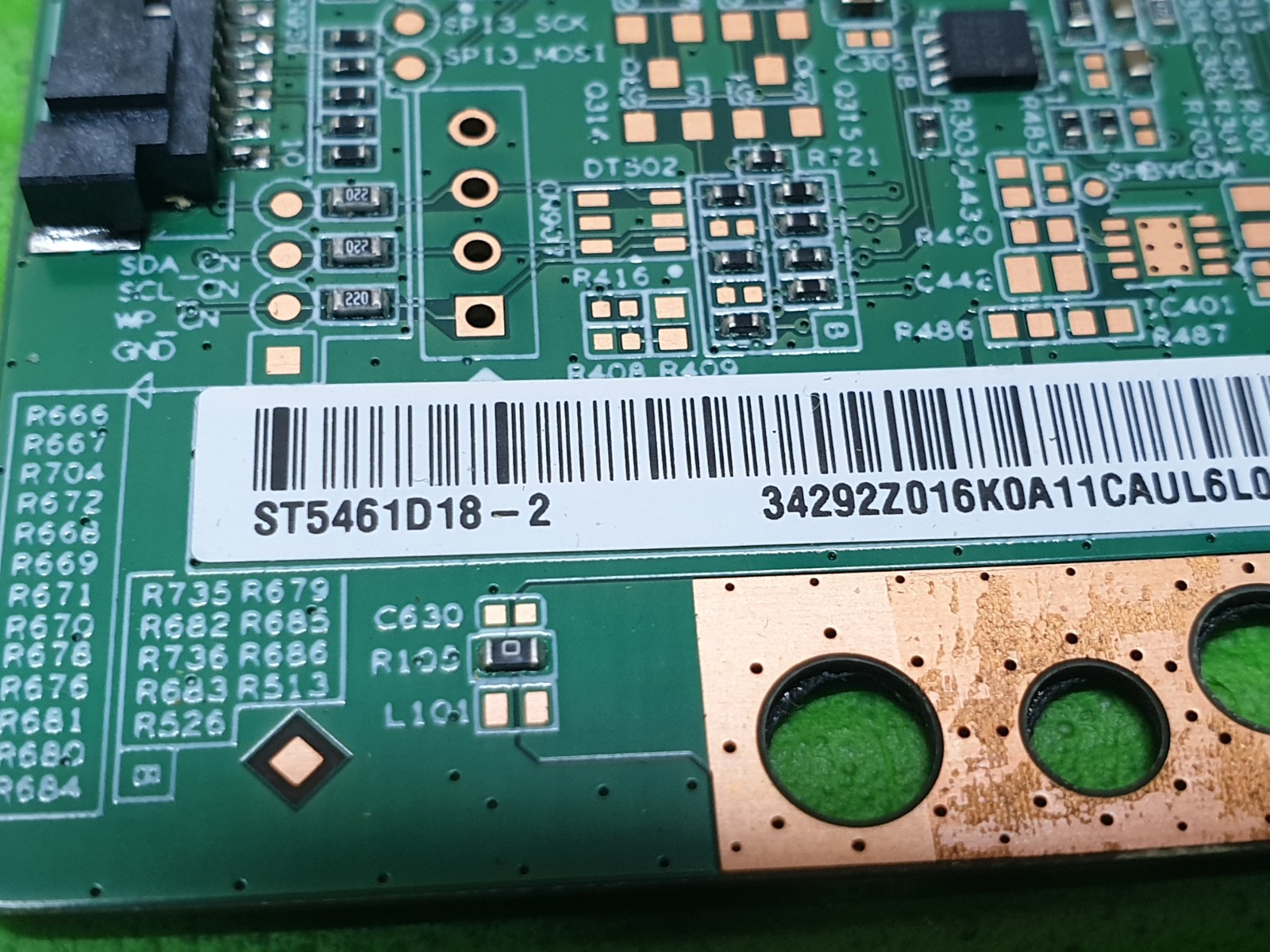 LVDS TCON BOARD FOR SHARP 55FL1KA POLAROID P55UF1952U 55" TV TD-000P ST5461D18-2 - Image 6