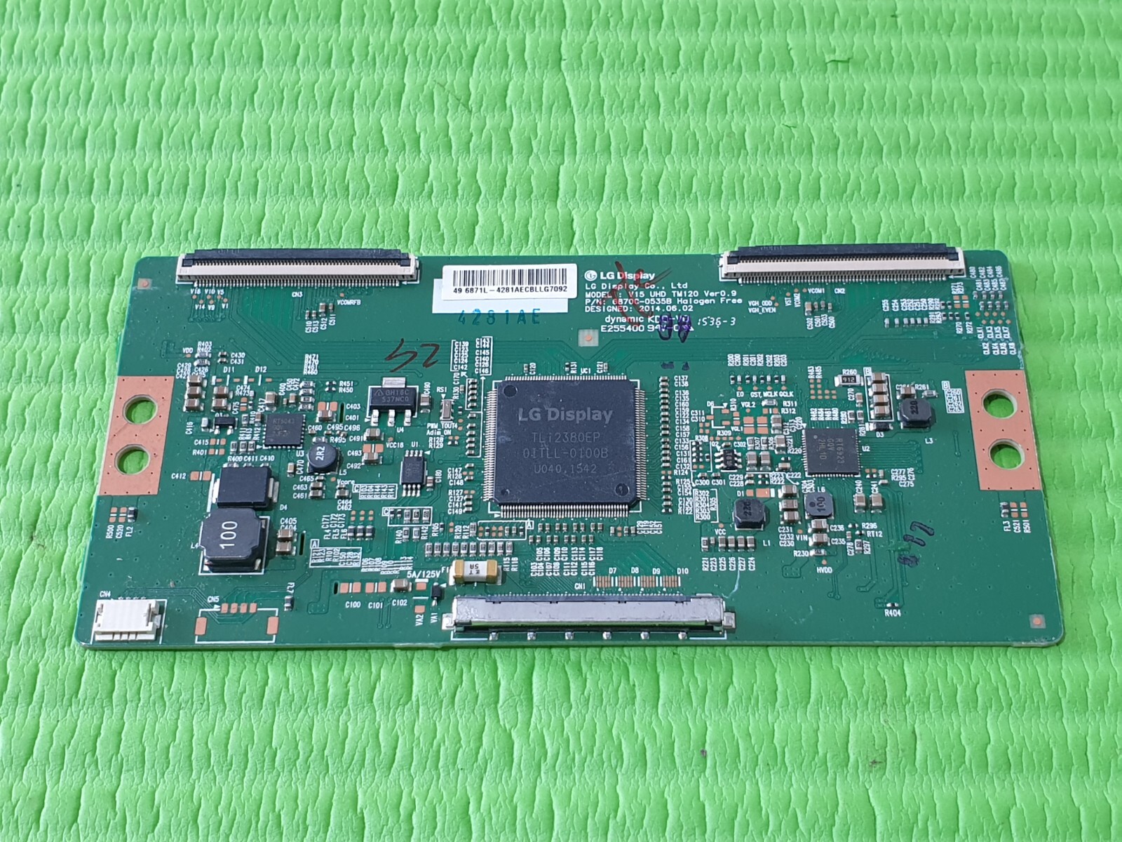 TCON LVDS 55U6663DB LT-55C870 B 55HK6T74U LUX015500U TV 6870C-0535B 6871l-4281A - Image 2