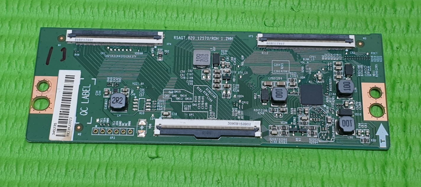 TCON LVDS BOARD FOR HISENSE 43A6KTUK 43" LED TV RSAG7.820.12570/ROH 345235