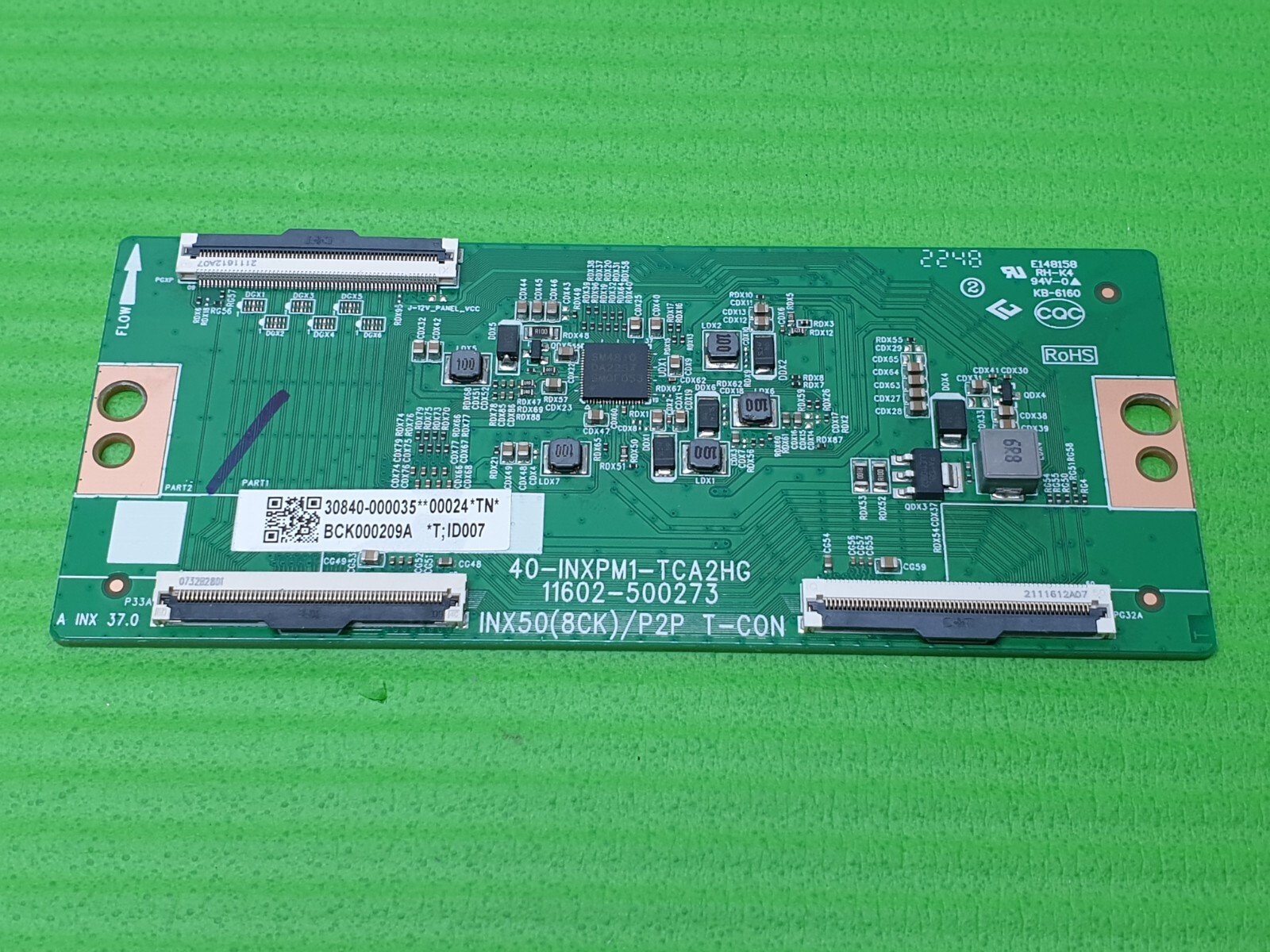 TCON LVDS BOARD TCL 43RP620K 43" TV 40-INXPM1-TCA2HG 11602-500273 INX50 8CK/P2P